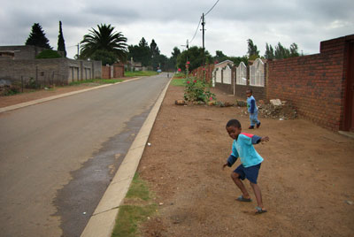 une rue de Soweto